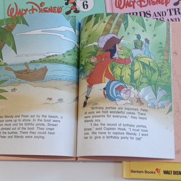 VTG Walt Disney Fun-To-Learn Library Volume Set 1983 Bantam Books Lot of 8 - Picture 11 of 13